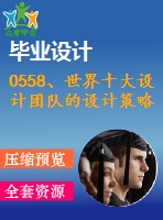 0558、世界十大設(shè)計(jì)團(tuán)隊(duì)的設(shè)計(jì)策略