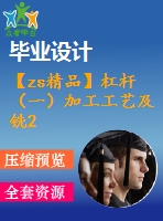 【zs精品】杠桿（一）加工工藝及銑24mm槽夾具設(shè)計【cad圖紙和全套說明書】