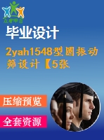 2yah1548型圓振動(dòng)篩設(shè)計(jì)【5張cad圖紙和畢業(yè)論文】【機(jī)械專(zhuān)業(yè)答辯通過(guò)】